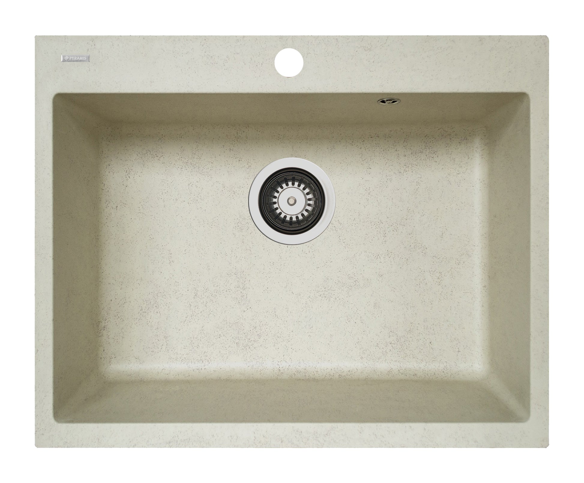 Chiuveta soft compozit Pyramis Square DUROTHEK 60x50 1B bej