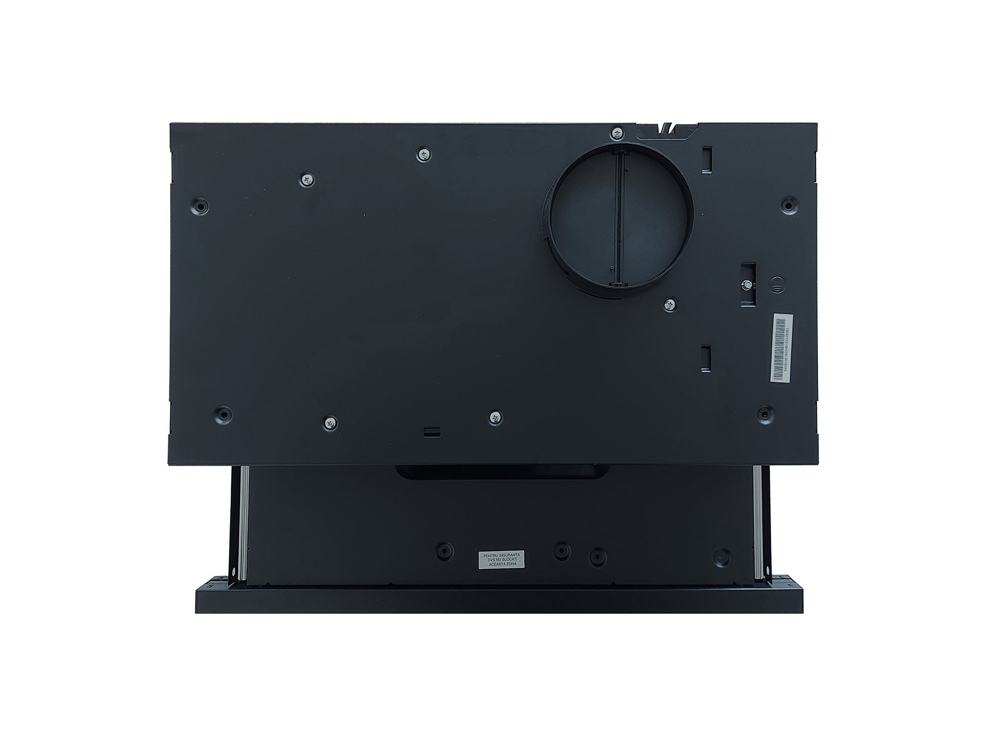 Hota telescopica Sliding Black Matt Enameled 1MT 60cm