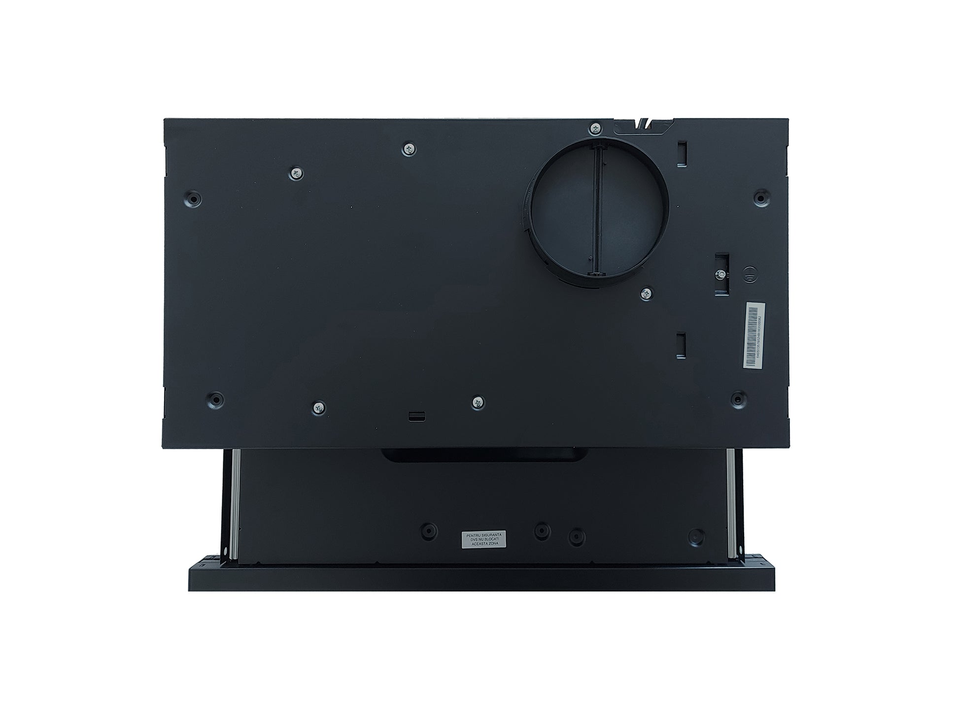 Hota telescopica Sliding Black Matt Enameled 1MT 60cm