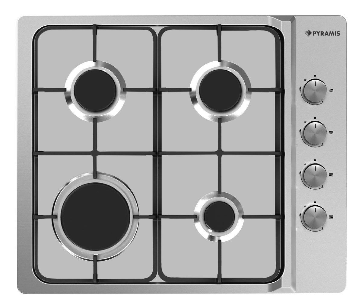 Plita gaz Pyramis 4102 Inox