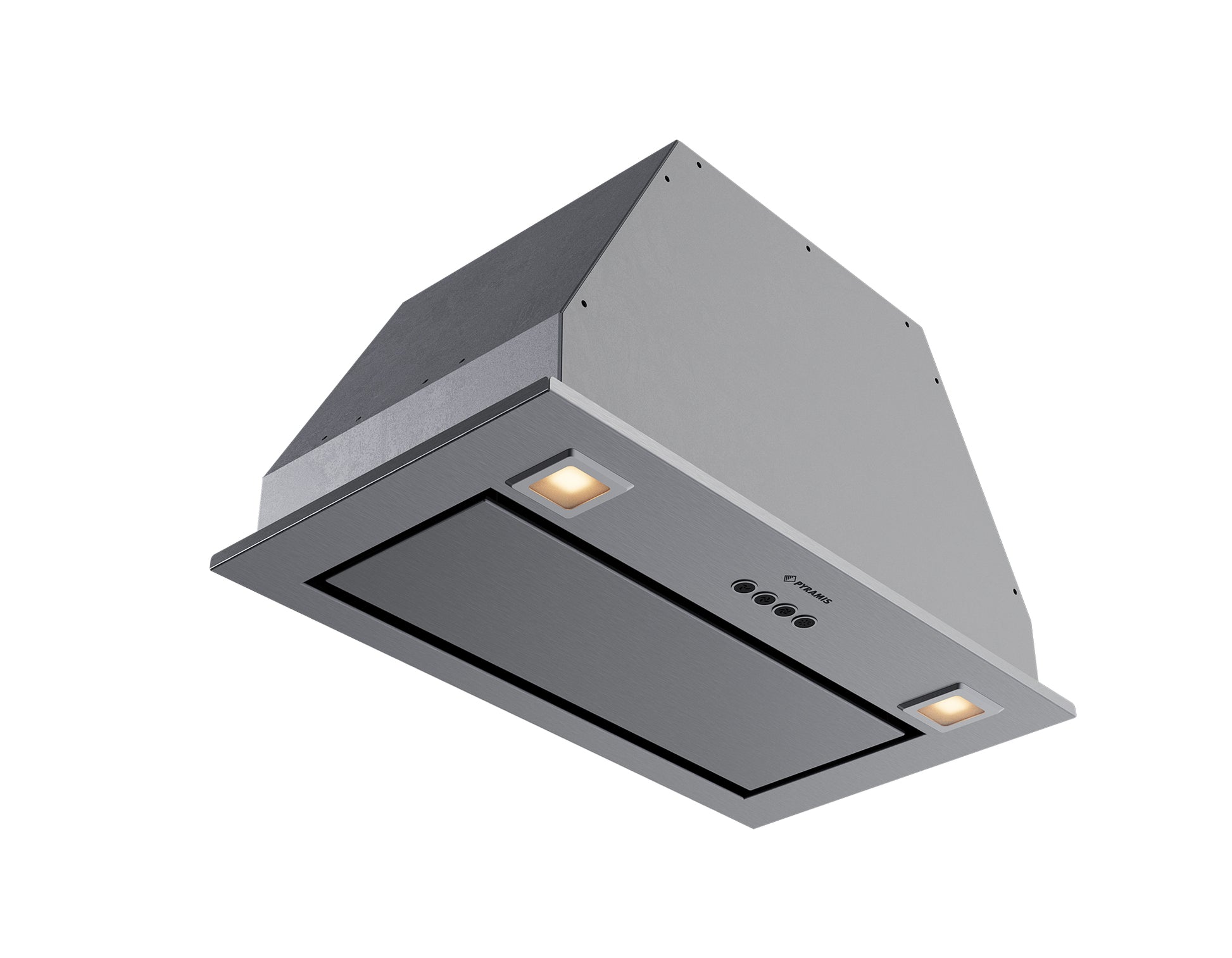 Hota total incorporabila Pyramis Turbo ERN 52cm Inox