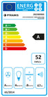 Hota total incorporabila Pyramis Turbo ERN 52cm Inox