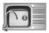 Set chiuveta inox INSET 1B1D SM si baterie BELLO crom