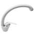 Set chiuveta soft compozit Square DUROTHEK 60 1B si baterie OSSIA White