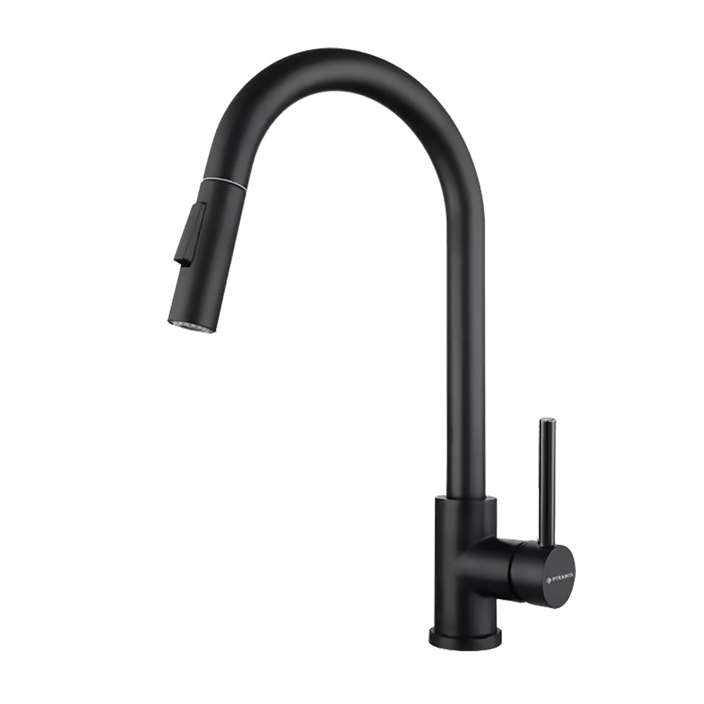 Set chiuveta Pyragranite SPARTA PLUS LUX si baterie IDEA Black