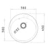 Set chiuveta granit ROUND 1B Ø49 & baterie BELLO Black