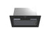 Hota total incorporabila Pyramis MD 52cm Black Glass