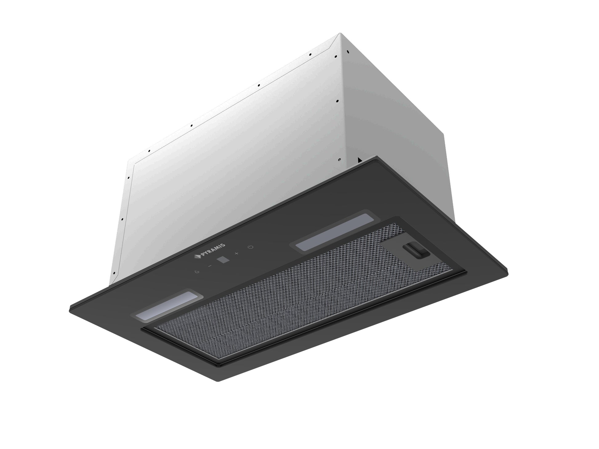 Hota total incorporabila Pyramis MD 52cm Black Glass