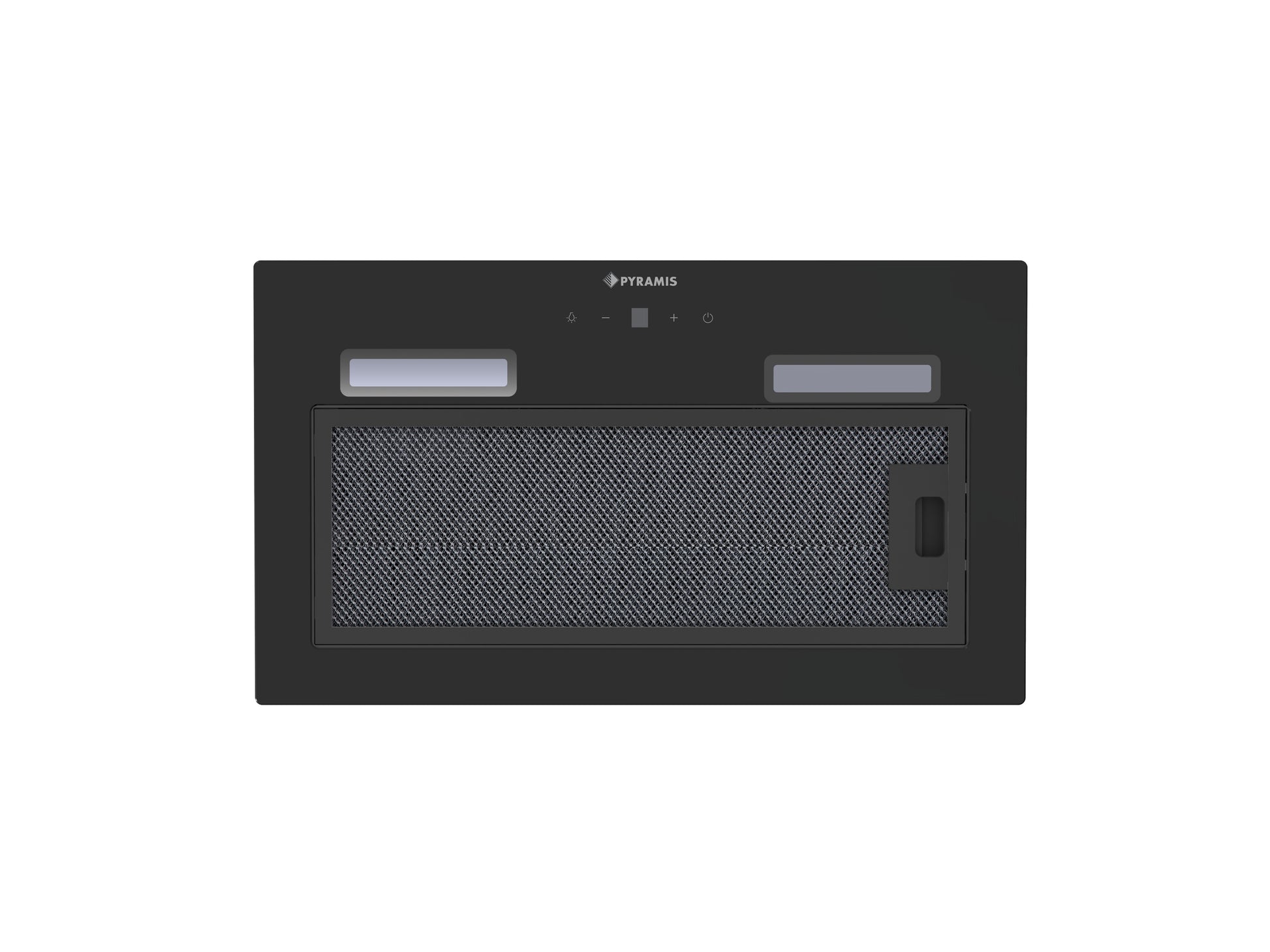Hota total incorporabila Pyramis MD 52cm Black Glass