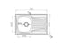 Chiuveta Inox SPARTA 790mm*500mm