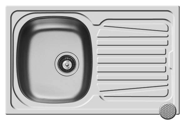 Chiuveta Inox SPARTA 790mm*500mm