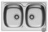 Chiuveta inox SPARTA 79x50 2B LN