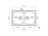 Chiuveta inox SPARTA 79x50 2B LN