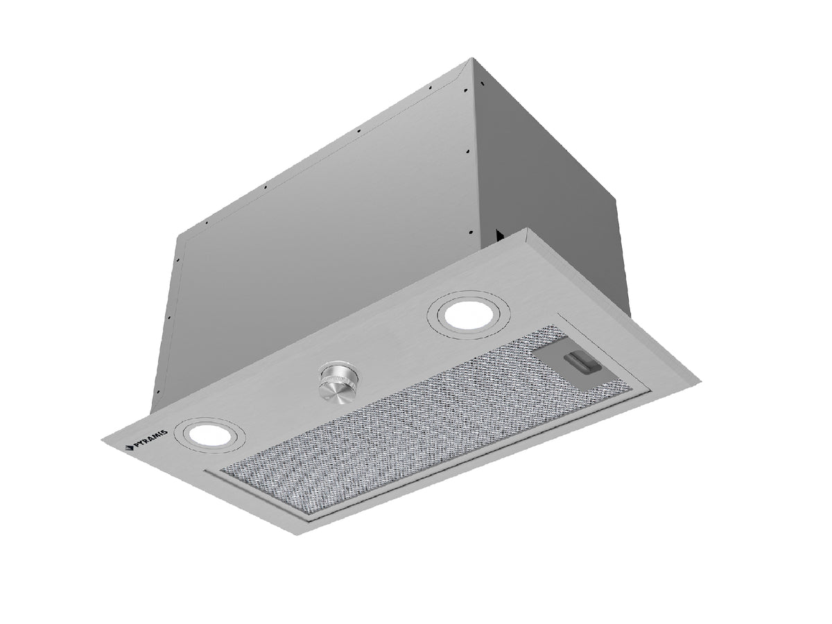 Hota total incorporabila Pyramis MD 52cm Inox Knob