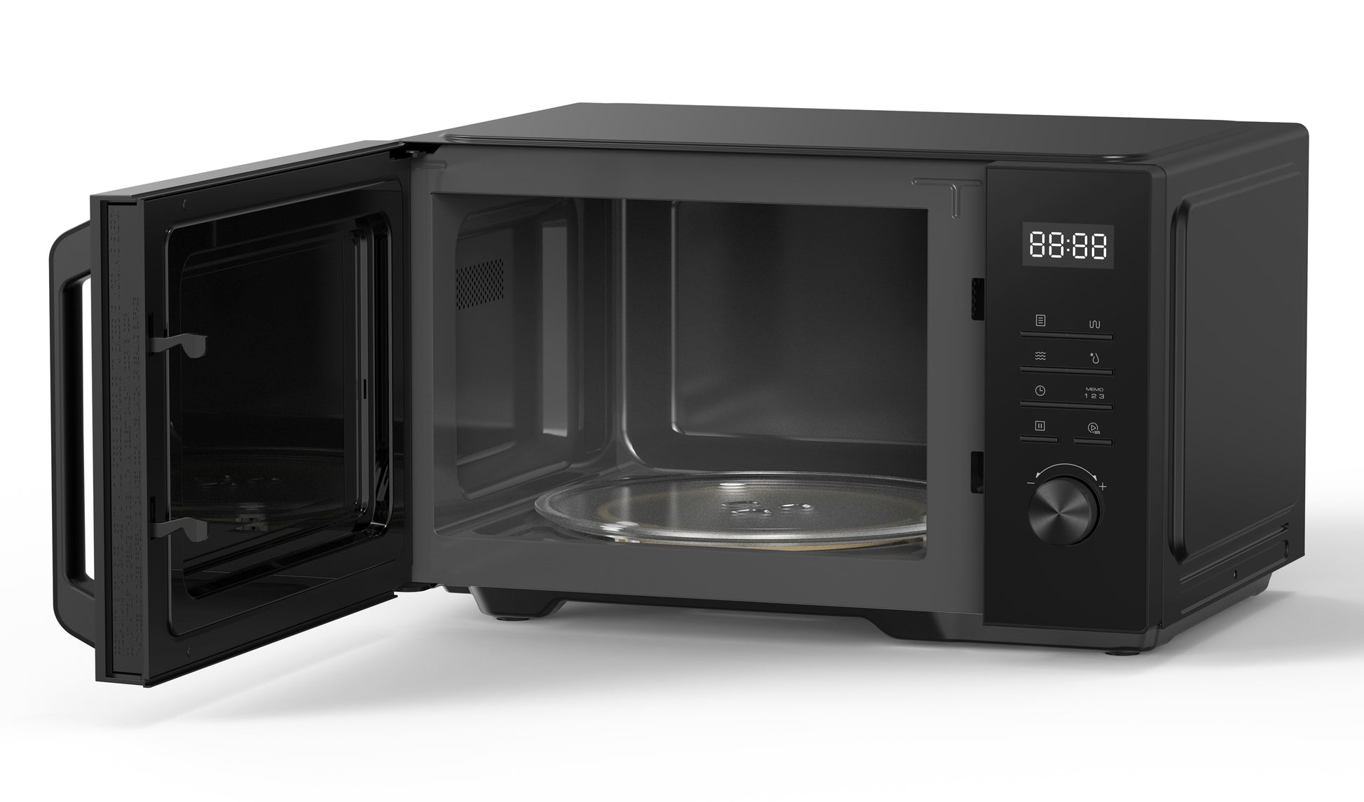 Cuptor cu microunde PYRAMIS Premium FS 28UG Black Glass