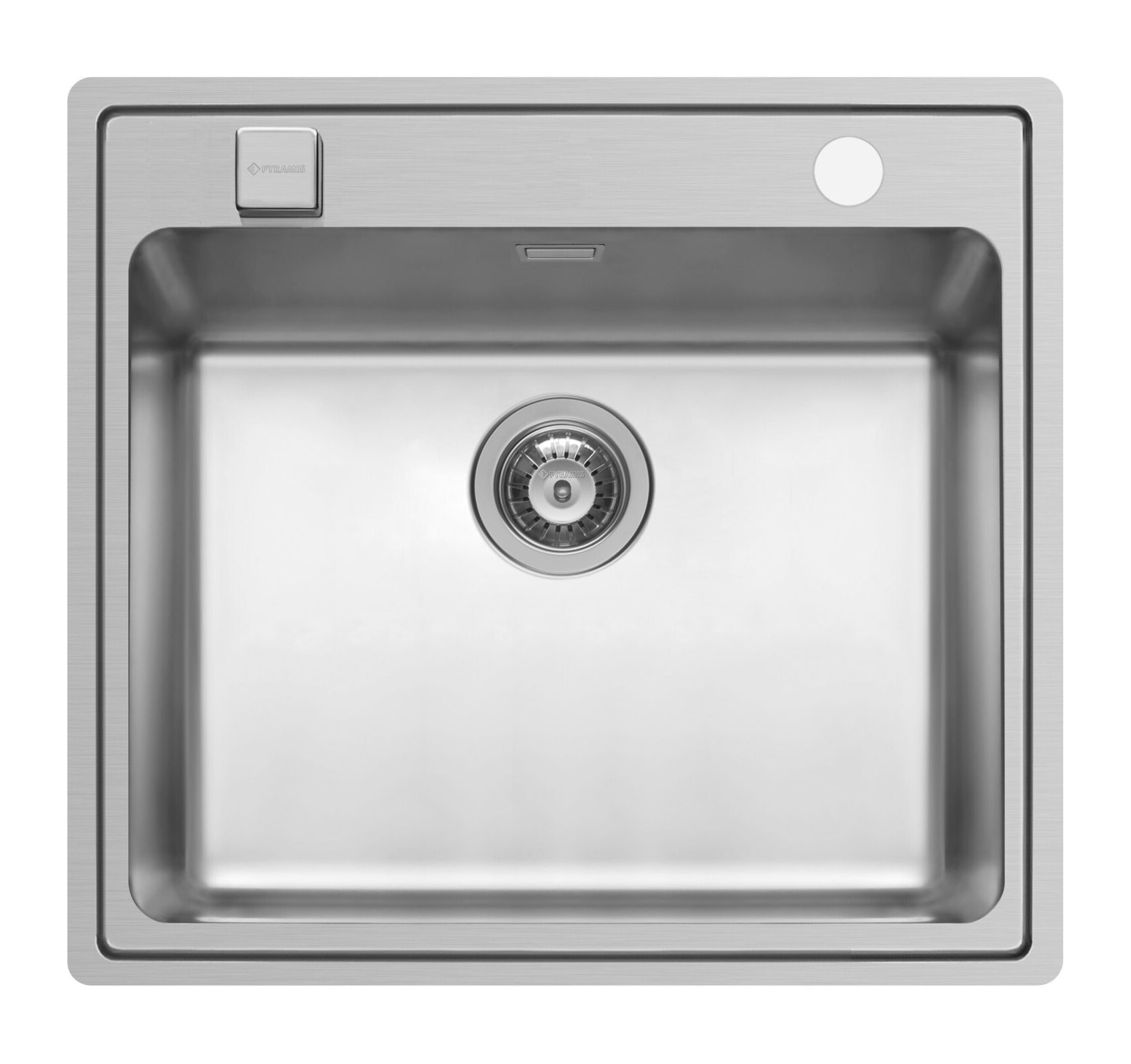 Chiuveta inox Pyramis PELLA 57x52 1B