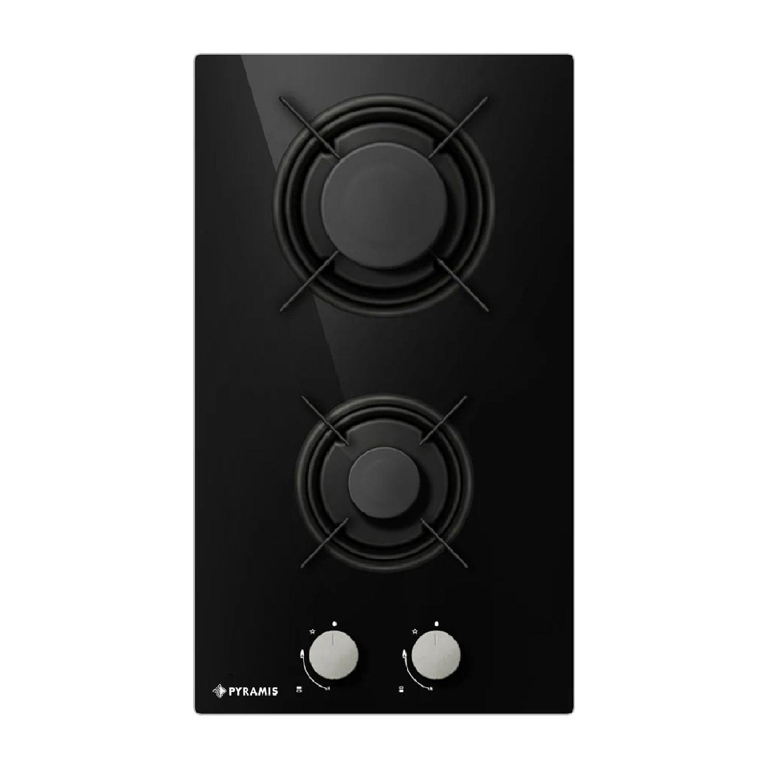 Plita gaz domino Pyramis 496 Black Glass