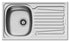 Chiuveta Inox SPARTA 86x50 1B 1D SM