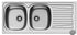 Chiuveta Inox SPARTA 116x50 2B 1D LN