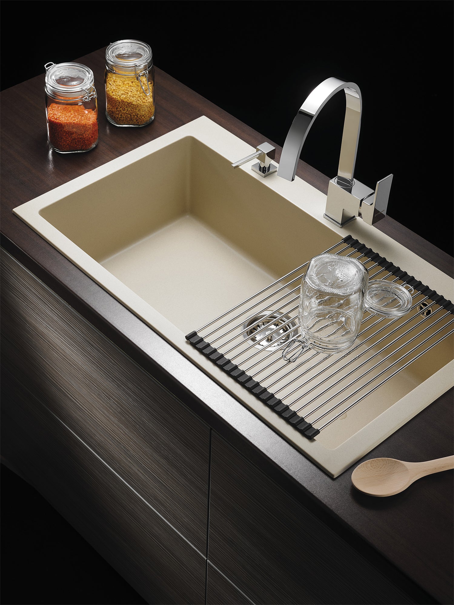 Chiuveta Granit ISTROS 41x50 1B Iron Grey