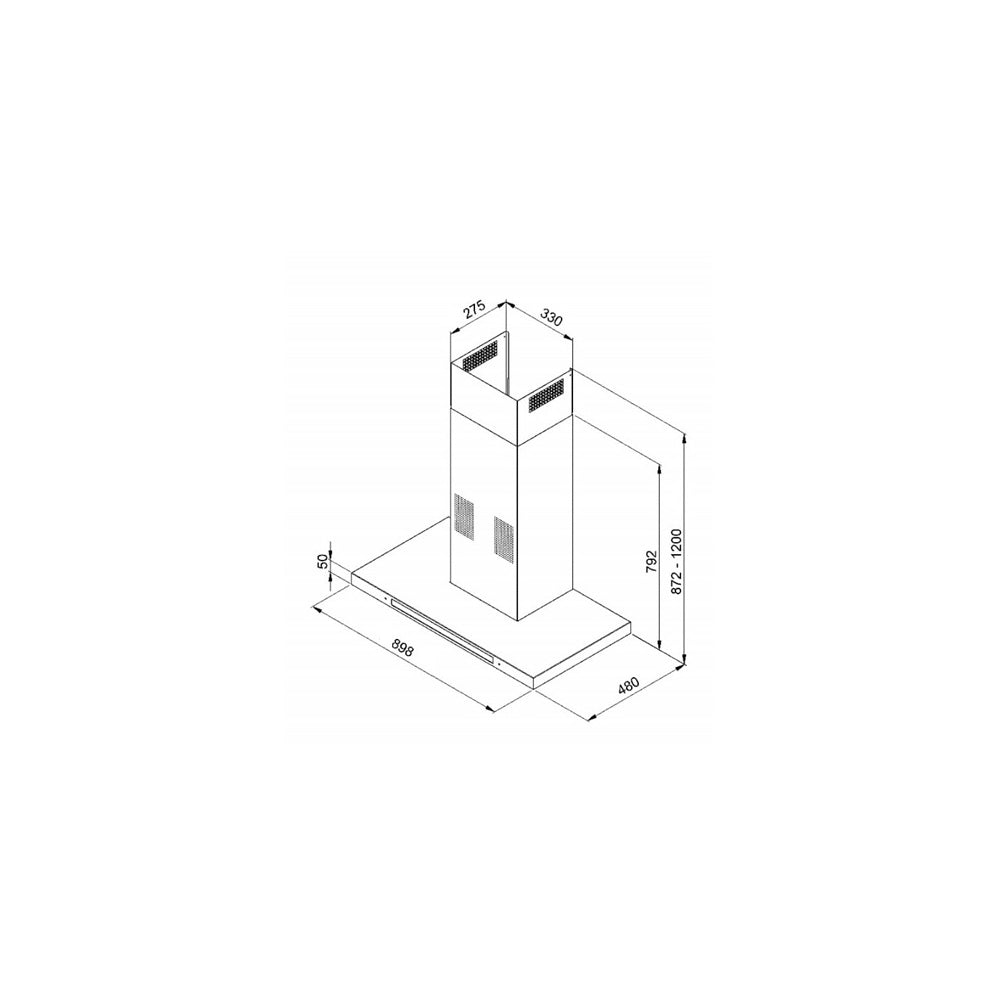 Hota design Pyramis i-HOOD 90cm