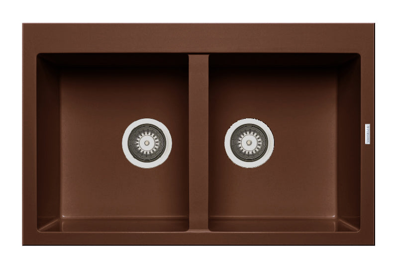Chiuveta Granit ALAZIA 79x50 2B Chocolate