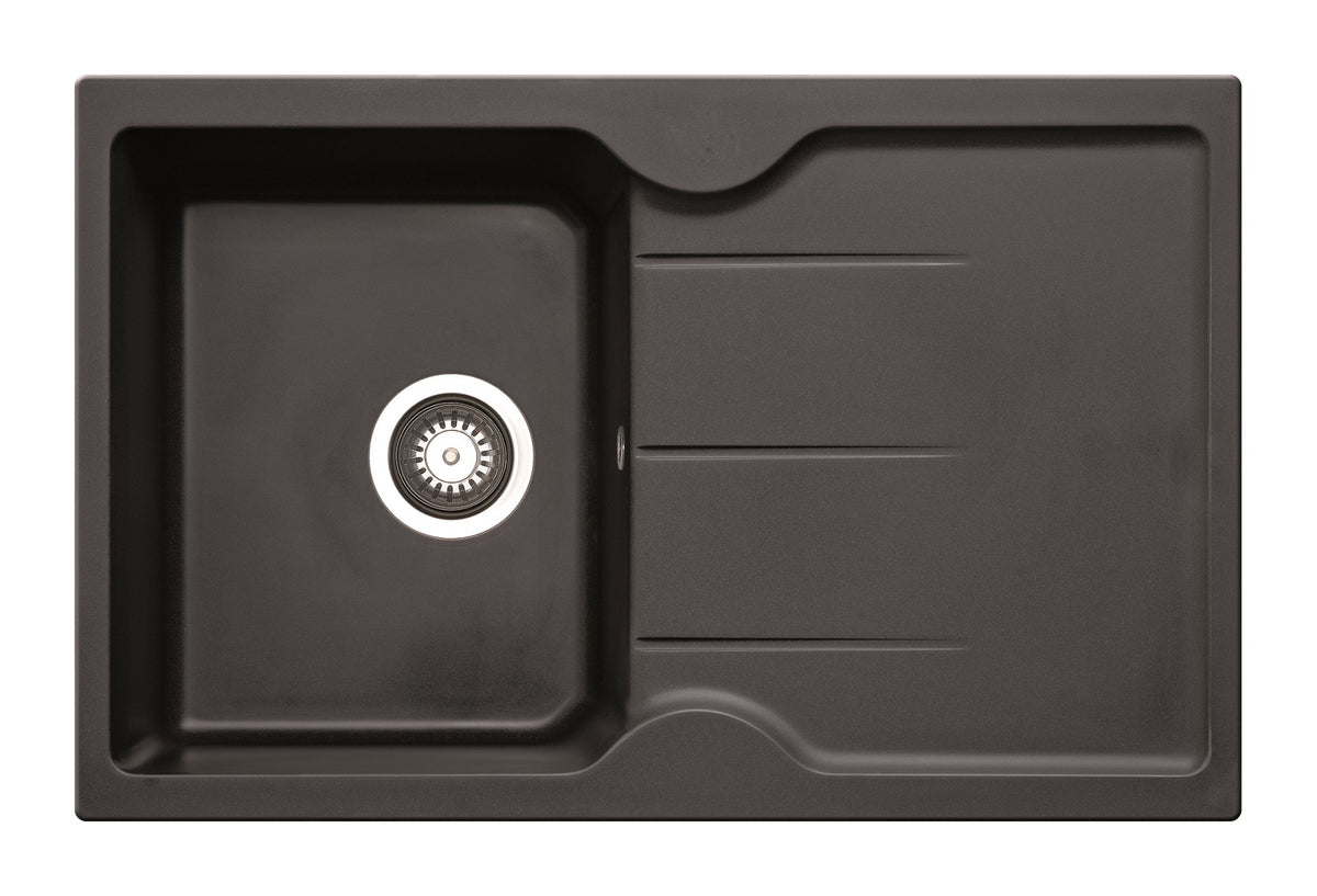 Chiuveta granit PORTOS 1B 1D 78x50 Carbon