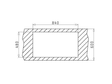 Chiuveta Inox Studio 86x50 2B SM