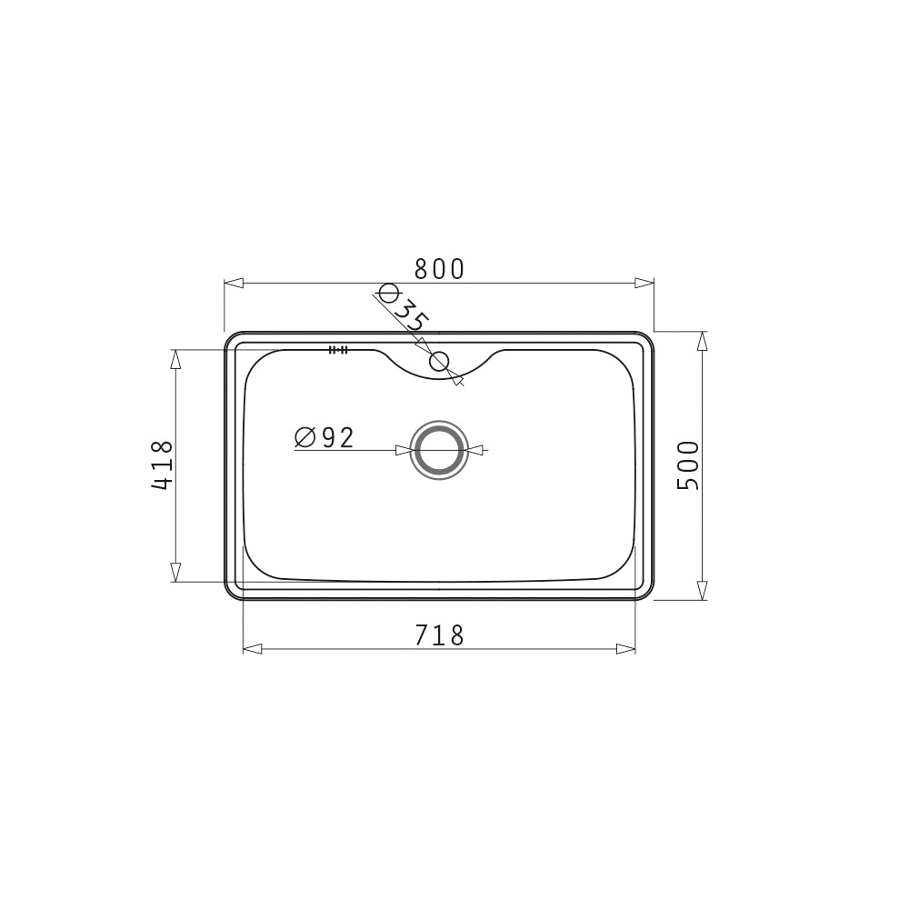 Set 2IN 1 Chiuveta Inox INSET 1B SM + Baterie