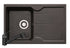 Set chiuveta granit PORTOS & baterie FIDO - Carbon