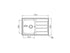 Set chiuveta inox ATHENA 79x50 1B1D LN & baterie FIDO crom