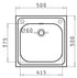 Chiuveta Inox Pyramis INSET 1B LN