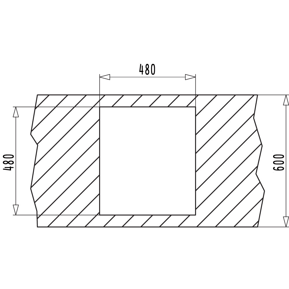Chiuveta Inox Pyramis INSET 1B SM