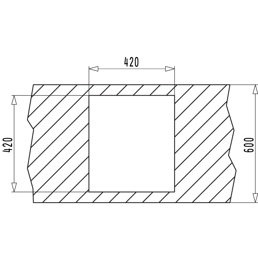 Chiuveta Inox Pyramis INSET 1B SM