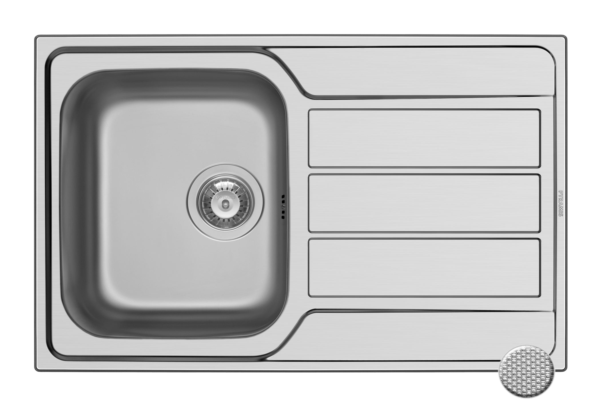 Chiuveta Inox Pyramis ATHENA 790mm*500mm
