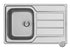 Chiuveta Inox Pyramis ATHENA 790mm*500mm