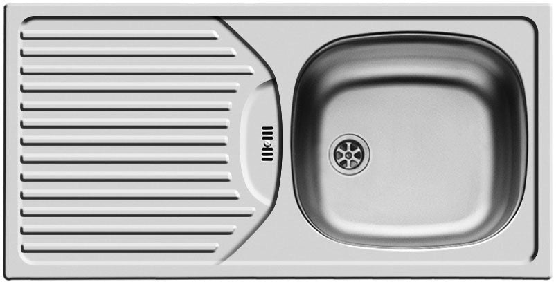 Chiuveta inox CA1 860mm*435mm DR