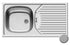 Chiuveta Inox CA1 860mm*435mm ST
