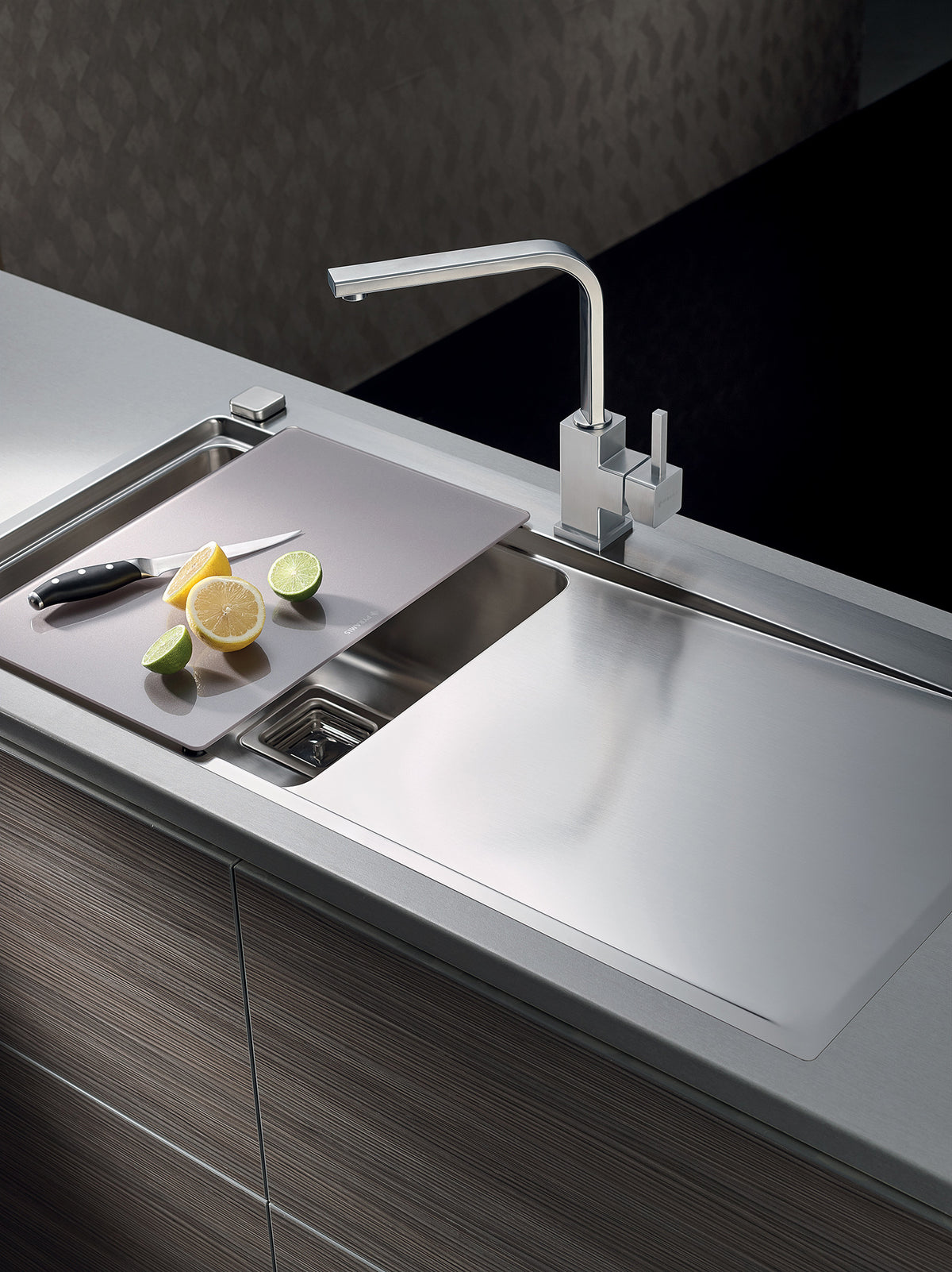 Chiuveta Inox OLYNTHOS 100x52 1 1/2B 1D DR