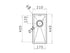 Chiuveta Inox Tetragon 17x40 1B LN