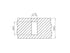Chiuveta Inox Tetragon 17x40 1B LN