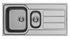 Chiuveta Inox ATHENA 1000mm*500mm
