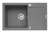 Chiuveta bucatarie SPARTA PLUS 78x48 1B 1D Grey
