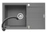 Set chiuveta granit SPARTA PLUS & baterie OSSIA - Grey