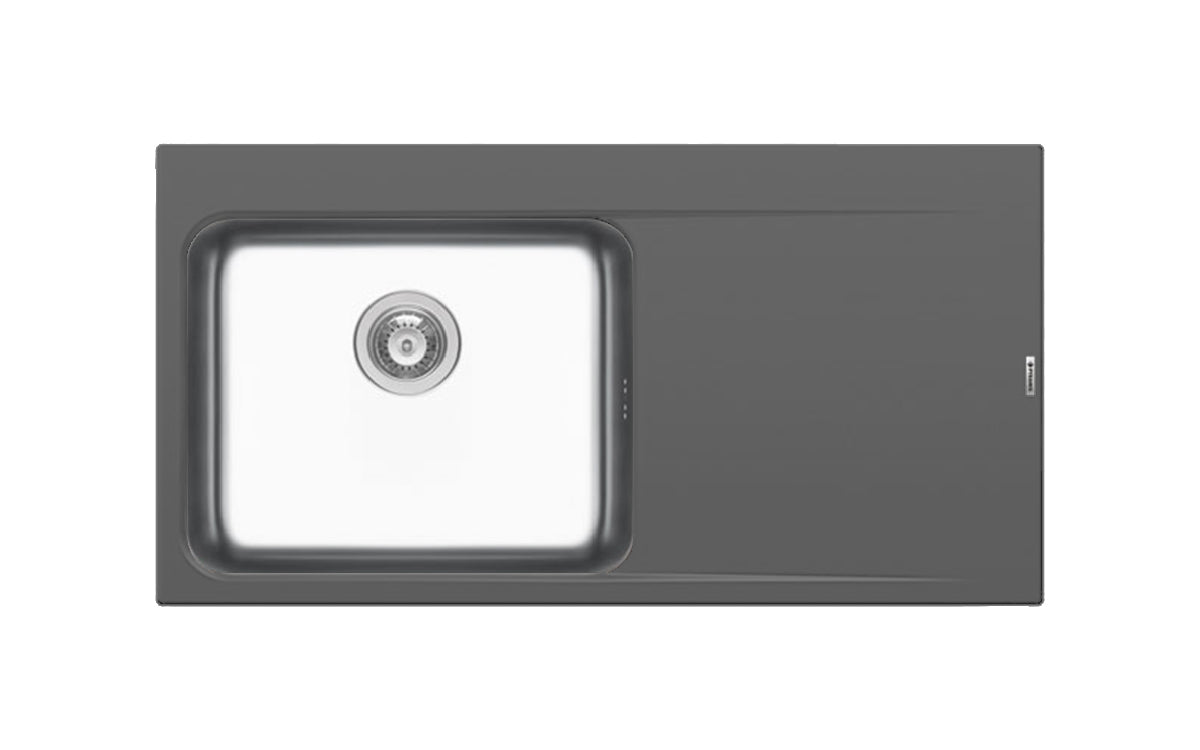 Chiuveta granit si inox PYRROS 100x52 1B 1D ST Iron grey