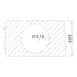 Set chiuveta granit ROUND 1B Ø49 & baterie BELLO - Grey