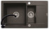 Set chiuveta KORFU 78x46 1 1/2B 1D & baterie OSSIA - Black