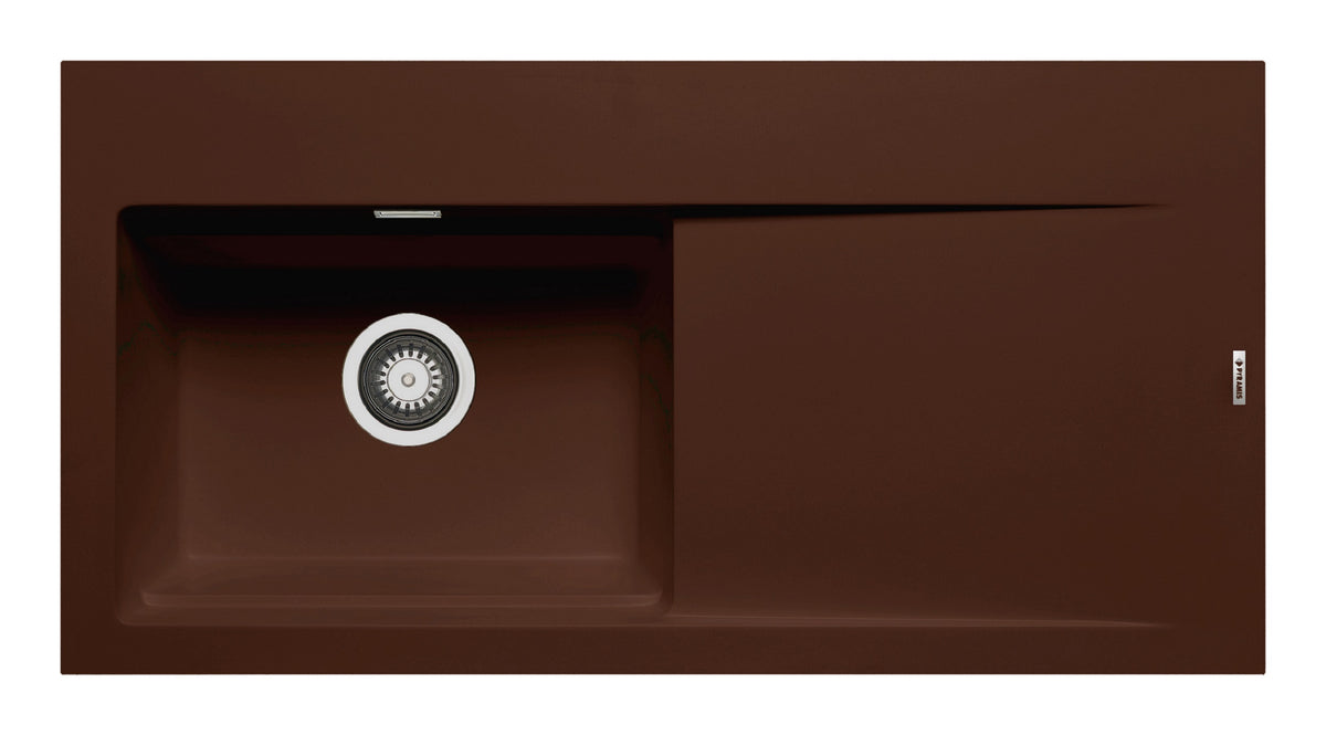 Chiuveta granit TEKTON 100x51 1B 1D ST Chocolate