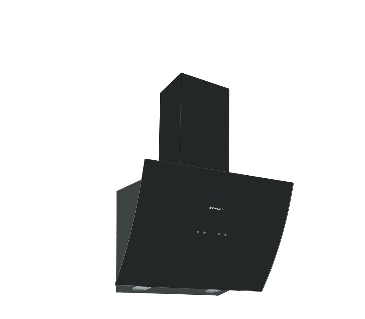 Hota decorativa Pyramis ATD60650B Turbo Black Glass