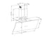 Hota decorativa Pyramis ATD60650B Turbo Black Glass